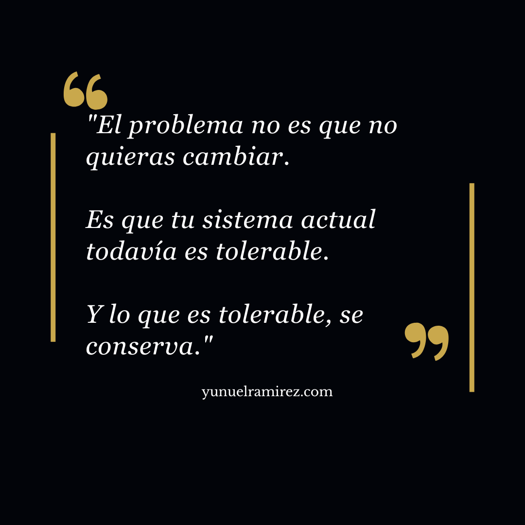 No necesitas motivación. Necesitas algo que te rompa